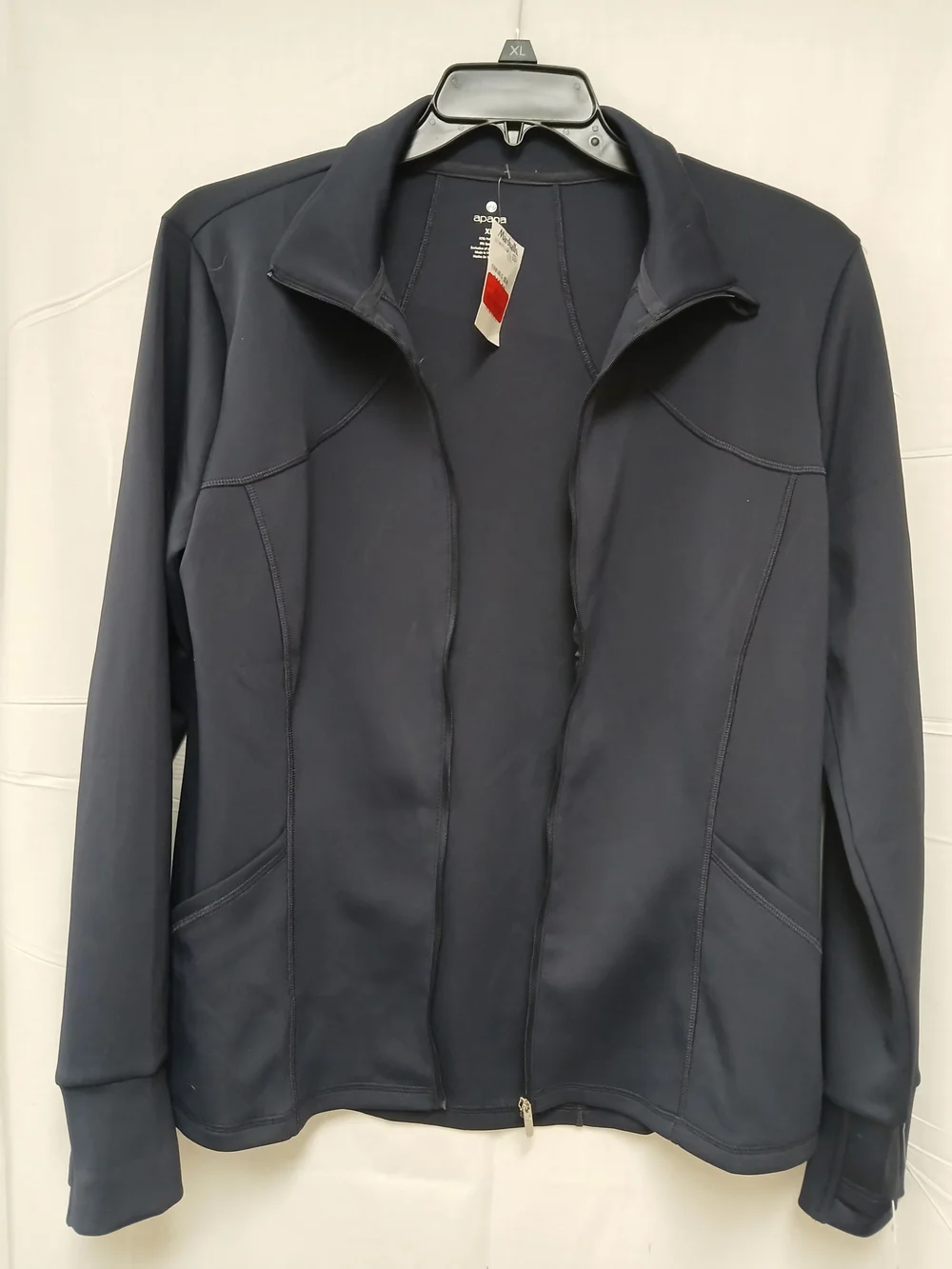Apana Navy Full-Zip Utility Jacket